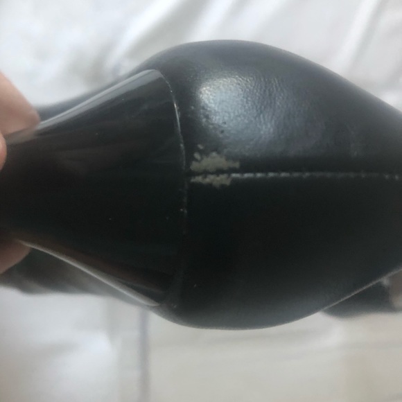 Black Fergalicious platform peep-toe heels - Picture 5 of 5